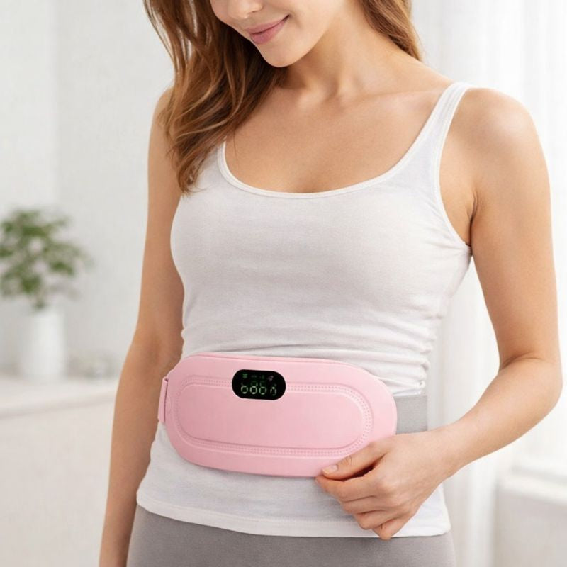 Cordless Period Cramp Relief Massager Belt